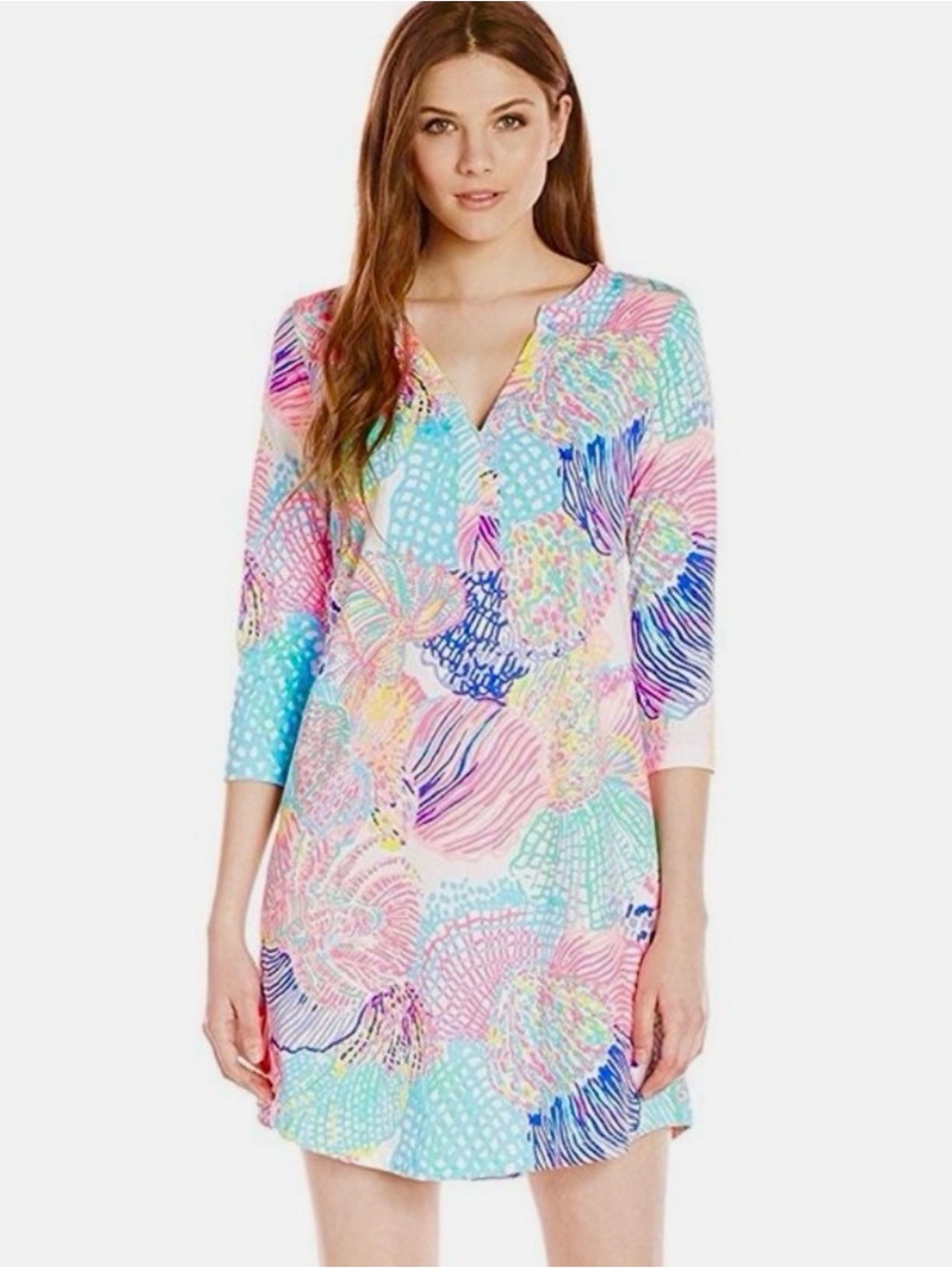 Lilly Pulitzer Ali Dress Multi Roar of the Seas Size Medium